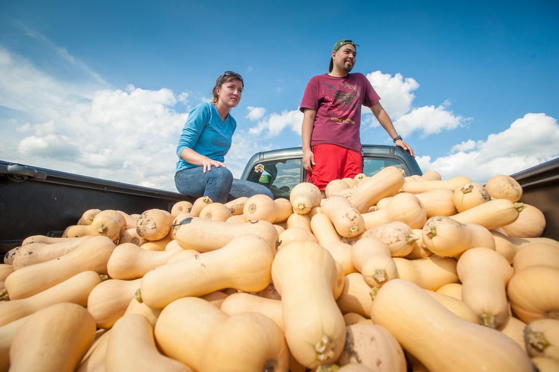 Students at Terp Farm