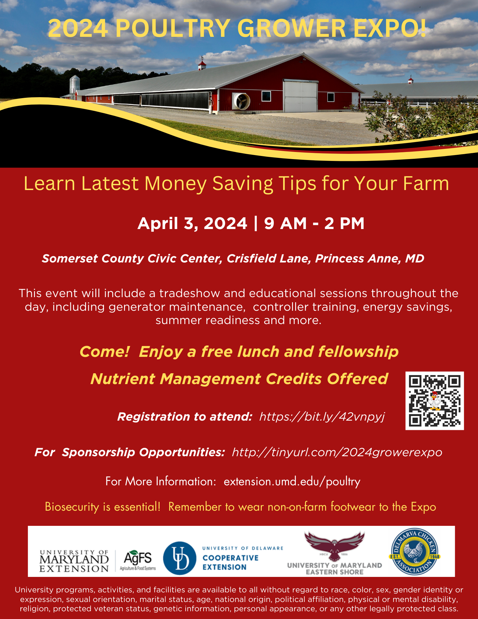 Flyer for Poultry Expo