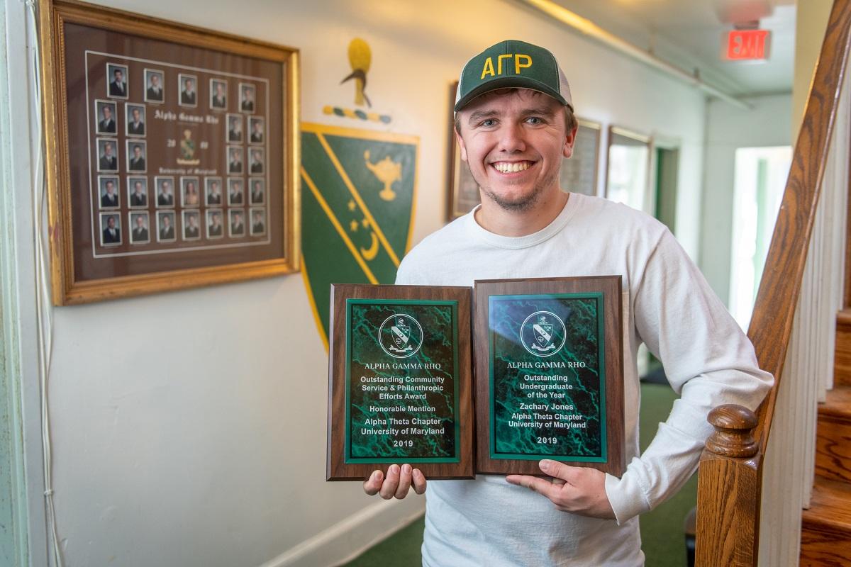 Zachary Jones, AGR Outstanding Undergraduate