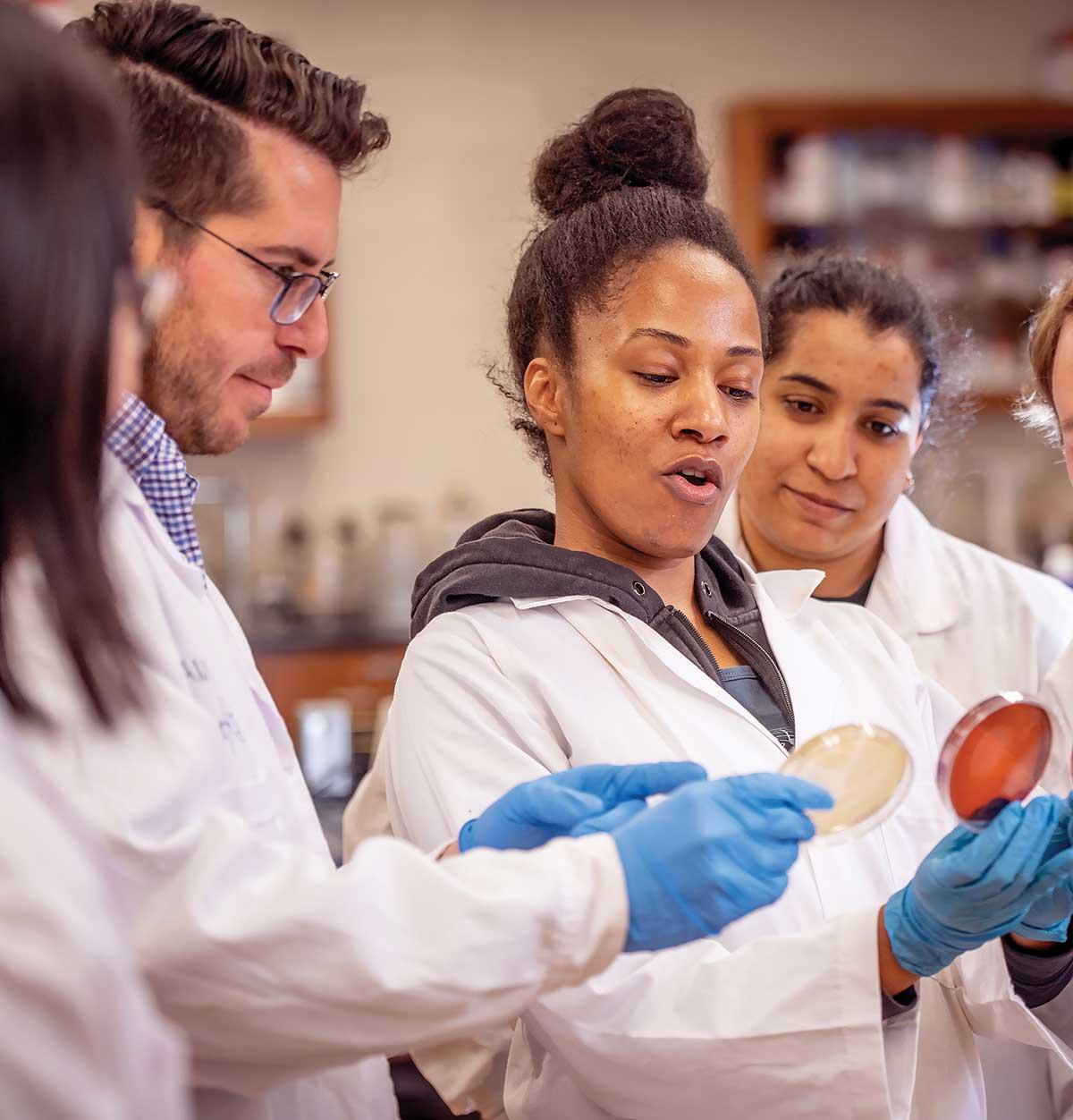 Students in lab